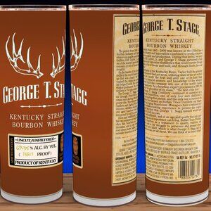 George Stagg Kentucky Straight Bourbon Whiskey Cup Mug  Tumbler 20oz